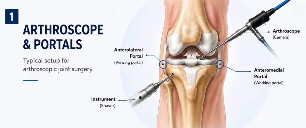 Arthroscopic vs. Open Surgery